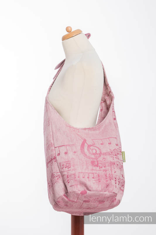 Hobo Bag made of woven fabric, 60% cotton, 40% linen- ENCHANTED SYMPHONY #babywearing