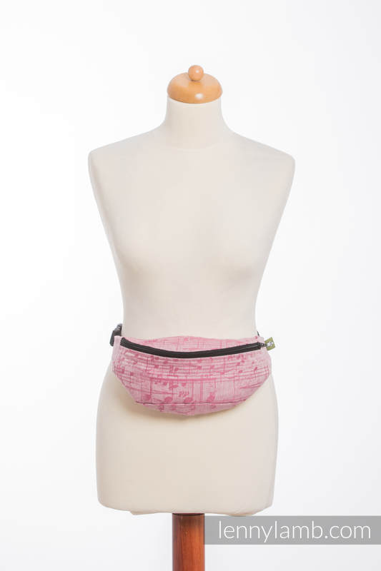 Waist Bag made of woven fabric, (60% cotton, 40% linen) - ENCHANTED SYMPHONY #babywearing