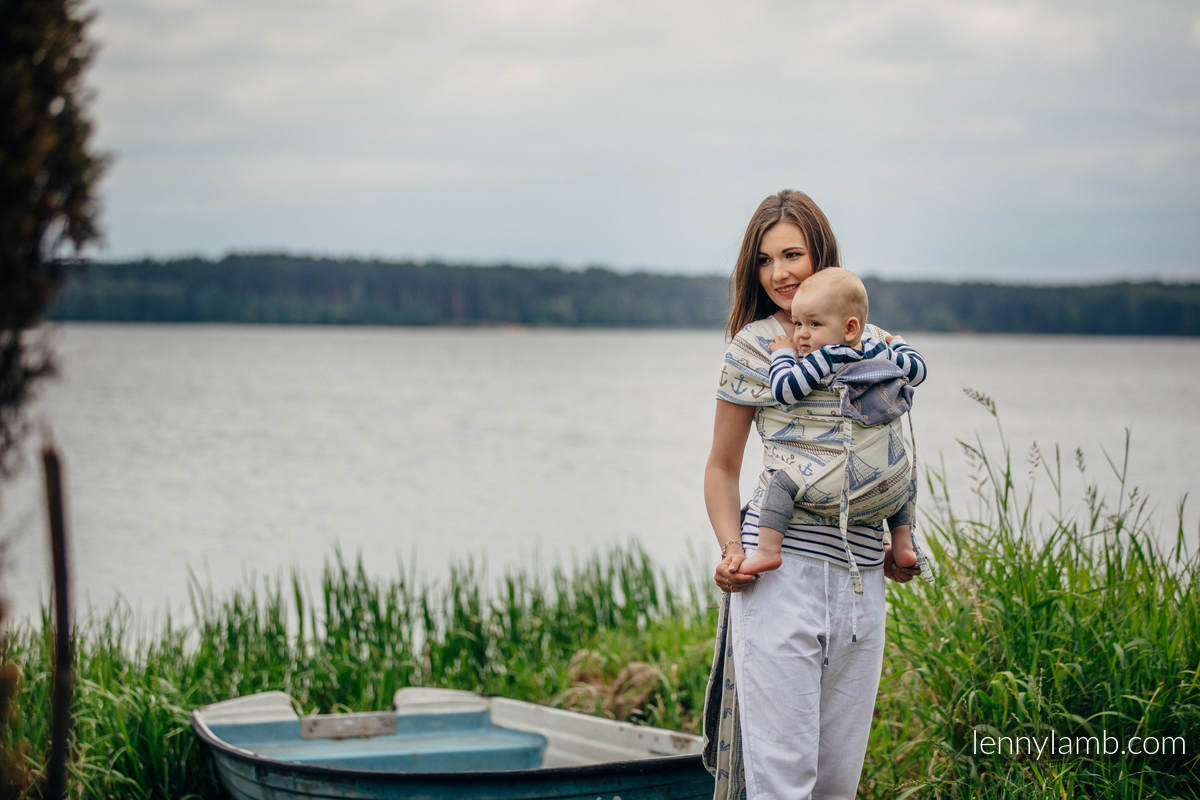 WRAP-TAI carrier Toddler with hood/ jacquard twill / 100% cotton / BALTICA 2.0 #babywearing
