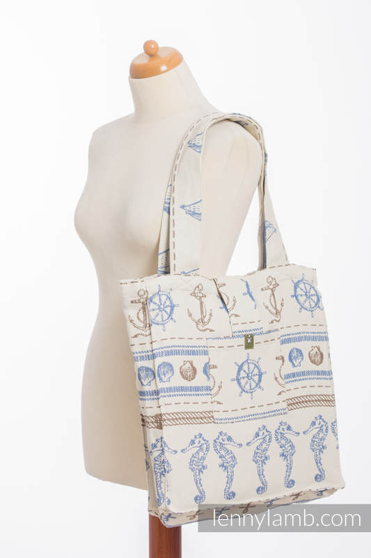 Shoulder bag made of wrap fabric (100% cotton) - BALTICA 2.0  - standard size 37cmx37cm #babywearing