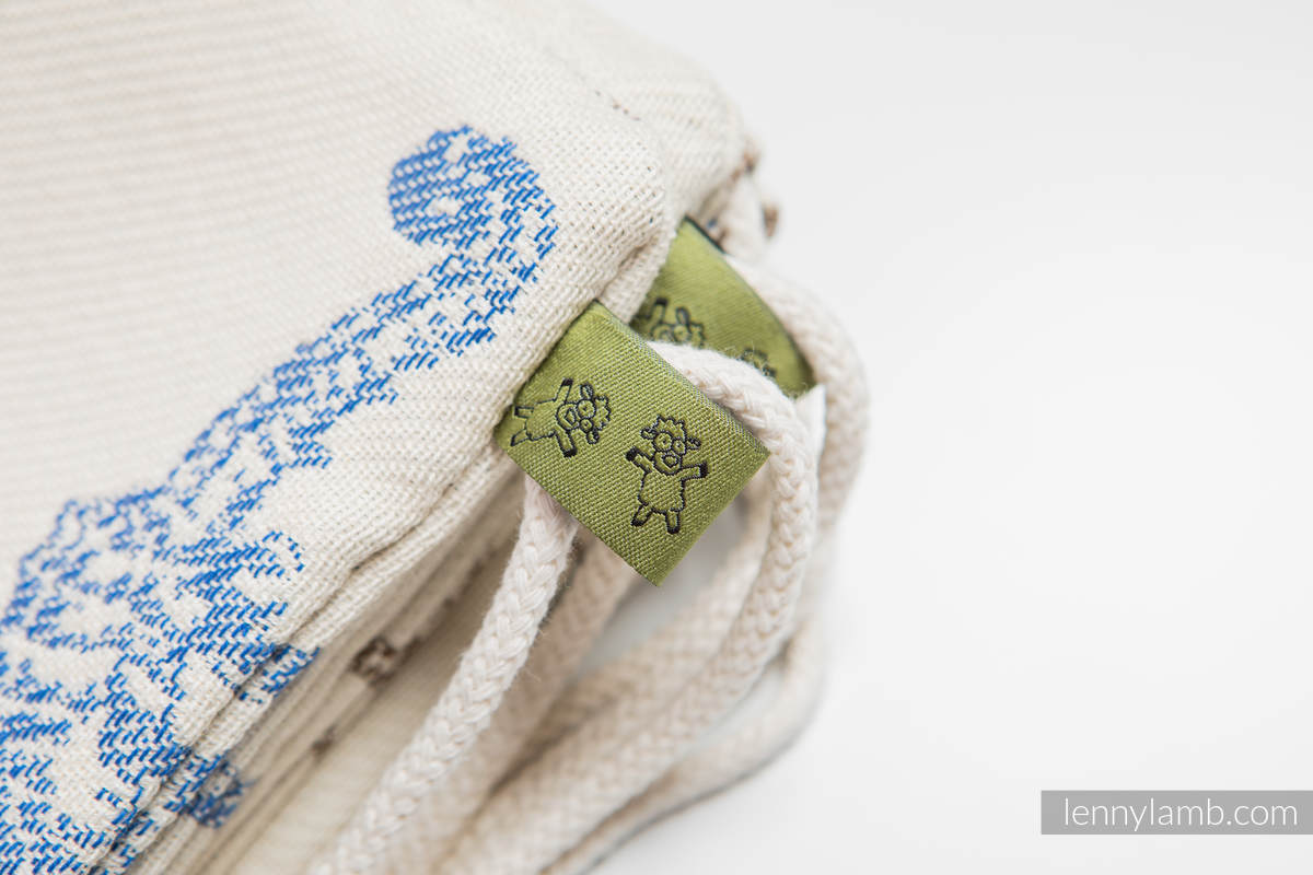Sackpack made of wrap fabric (100% cotton) - BALTICA 2.0 - standard size 32cmx43cm #babywearing
