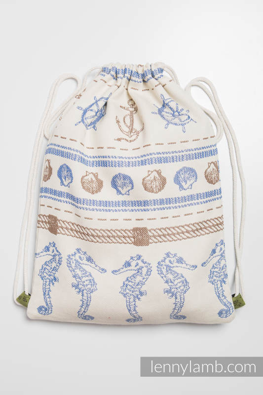 Sackpack made of wrap fabric (100% cotton) - BALTICA 2.0 - standard size 32cmx43cm #babywearing