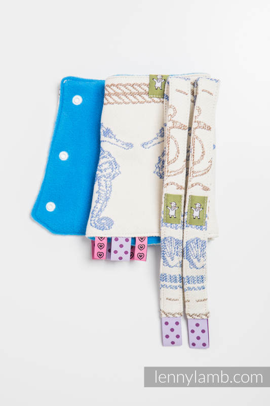 Drool Pads & Reach Straps Set, (60% cotton, 40% polyester) - BALTICA 2.0 #babywearing