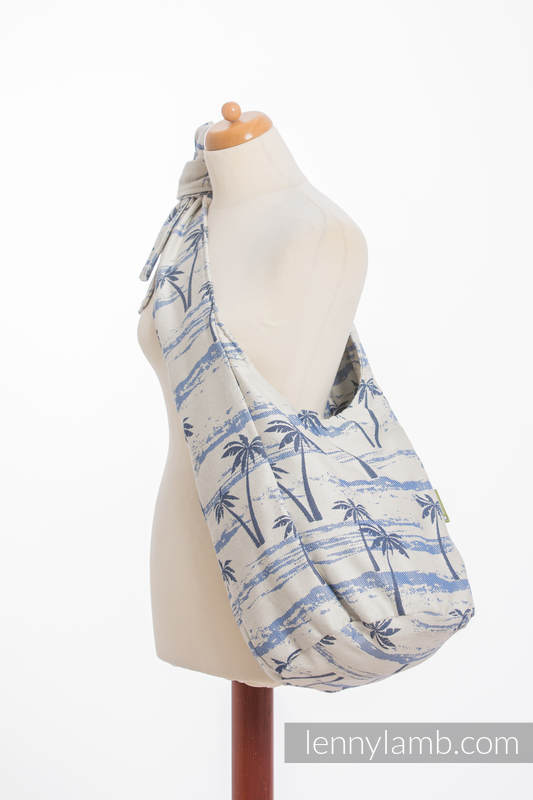 Hobo Bag made of woven fabric, 100% cotton - PARADISE ISLAND  #babywearing