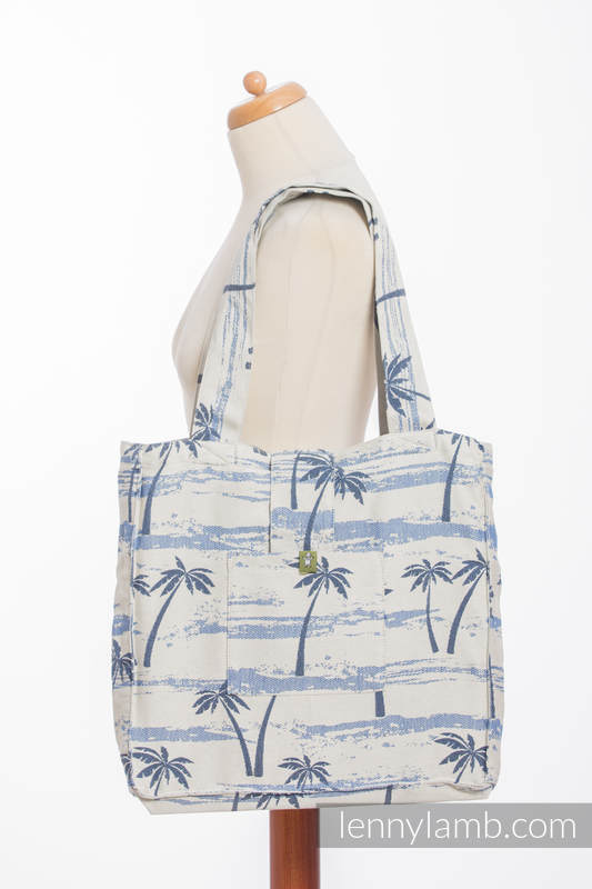 Shoulder bag made of wrap fabric (100% cotton) - PARADISE ISLAND - standard size 37cmx37cm #babywearing