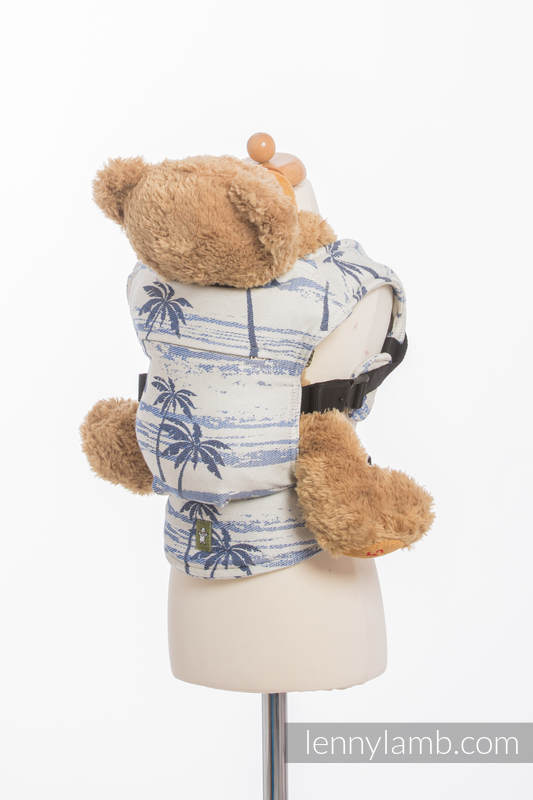 Puppentragehilfe, hergestellt vom gewebten Stoff (100% Baumwolle) - PARADISE ISLAND  #babywearing