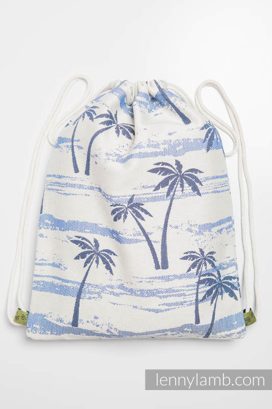 Sackpack made of wrap fabric (100% cotton) - PARADISE ISLAND - standard size 32cmx43cm #babywearing