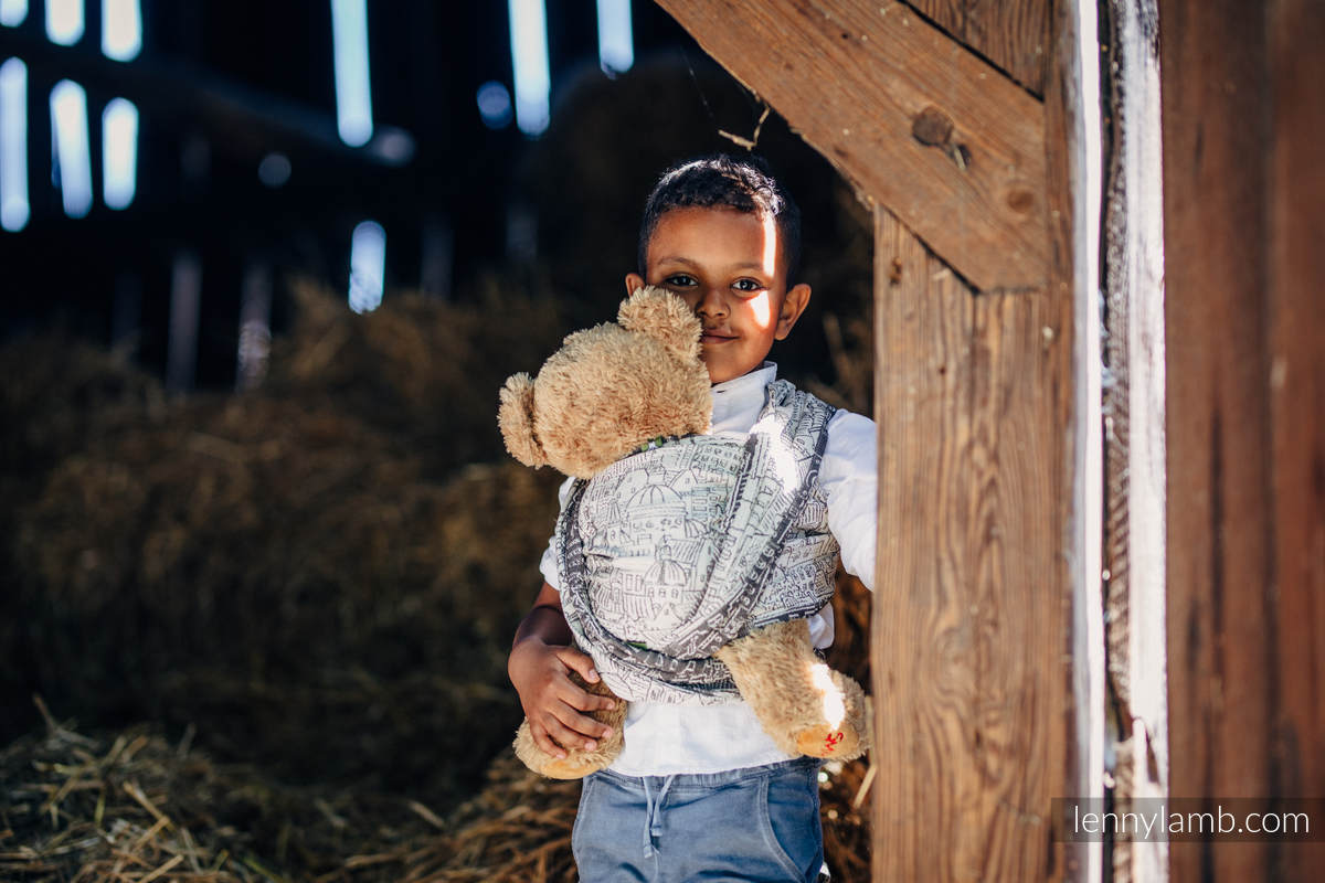 Doll Sling, Jacquard Weave, 100% cotton - PANORAMA   #babywearing