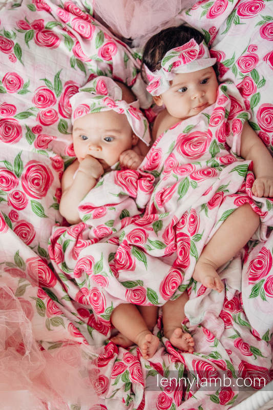 Swaddle Blanket - ROSE BLOSSOM #babywearing