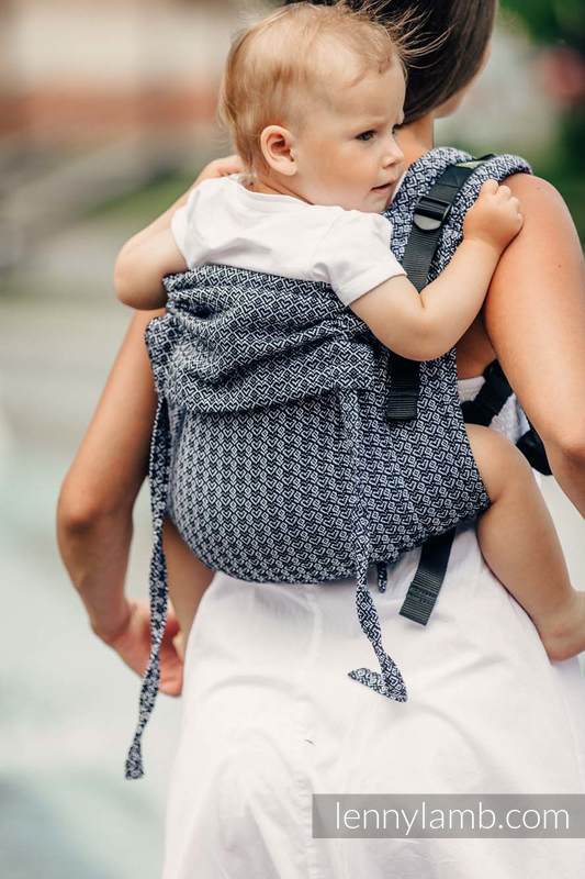 Lenny Buckle Onbuhimo baby carrier, toddler size, jacquard weave (100% cotton) - LITTLE LOVE HARMONY #babywearing