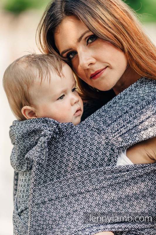 WRAP-TAI carrier Toddler with hood/ jacquard twill / 100% cotton / LITTLE LOVE - HARMONY #babywearing