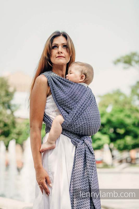 Żakardowa chusta do noszenia dzieci, bawełna - LITTLE LOVE - HARMONIA - rozmiar XL #babywearing