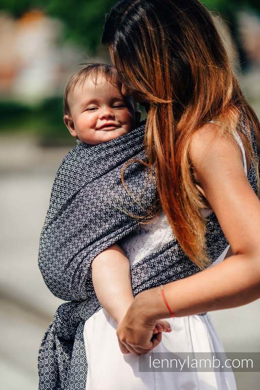Żakardowa chusta do noszenia dzieci, bawełna - LITTLE LOVE - HARMONIA - rozmiar XS #babywearing