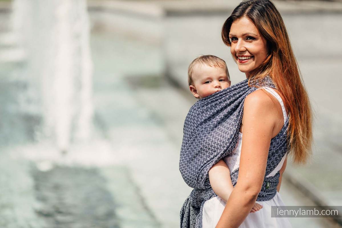 Baby Wrap, Jacquard Weave (100% cotton) - LITTLE LOVE - HARMONY - size M #babywearing