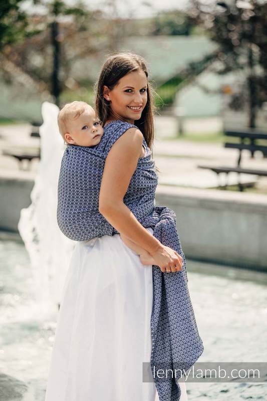 Żakardowa chusta do noszenia dzieci, bawełna - LITTLE LOVE - HARMONIA - rozmiar XS #babywearing
