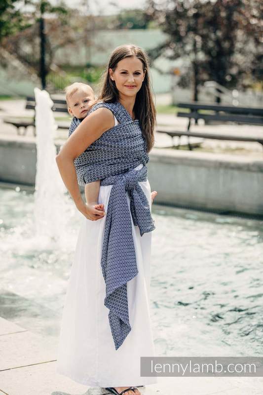 Żakardowa chusta do noszenia dzieci, bawełna - LITTLE LOVE - HARMONIA - rozmiar S (drugi gatunek) #babywearing