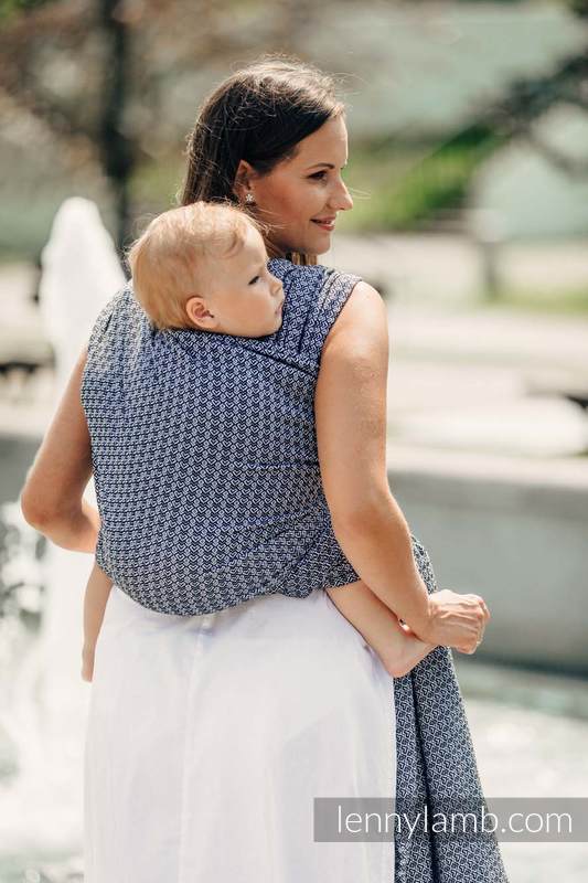 Żakardowa chusta do noszenia dzieci, bawełna - LITTLE LOVE - HARMONIA - rozmiar L #babywearing