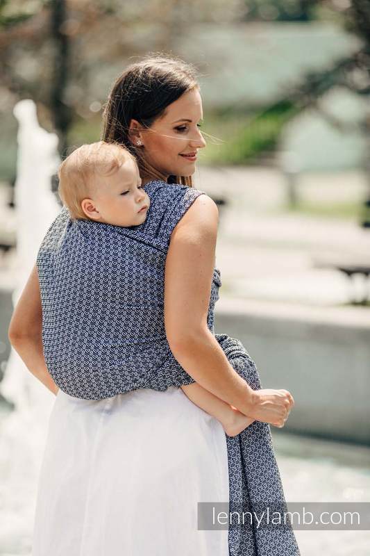 Fular, tejido jacquard (100% algodón) - LITTLE LOVE HARMONY - talla XL #babywearing