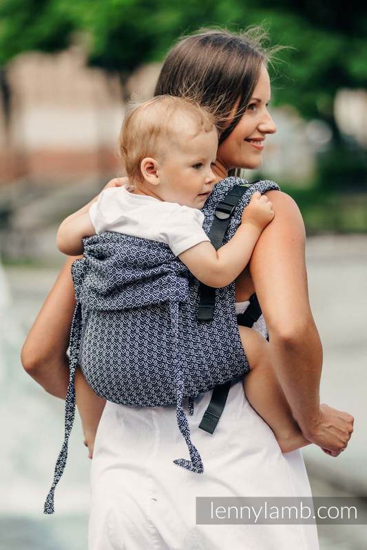 Nosidło Klamrowe ONBUHIMO z tkaniny żakardowej (100% bawełna), rozmiar Standard - LITTLE LOVE HARMONIA #babywearing