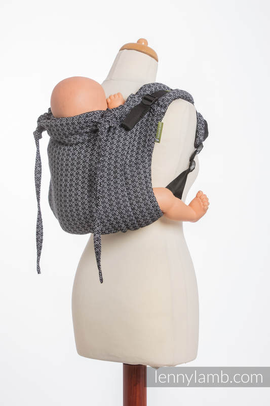 Lenny Buckle Onbuhimo baby carrier, standard size, jacquard weave (100% cotton) - LITTLE LOVE HARMONY (grade B) #babywearing
