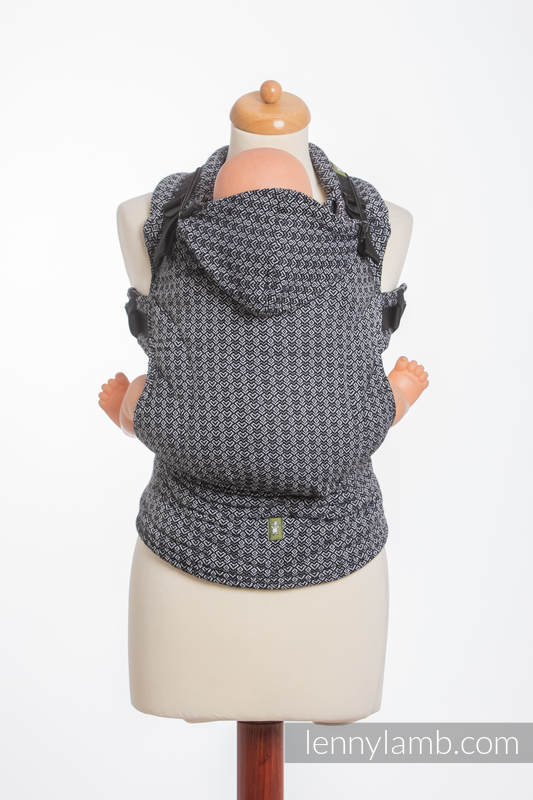 Ergonomic Carrier, Baby Size, jacquard weave 100% cotton - LITTLE LOVE HARMONY, Second Generation #babywearing