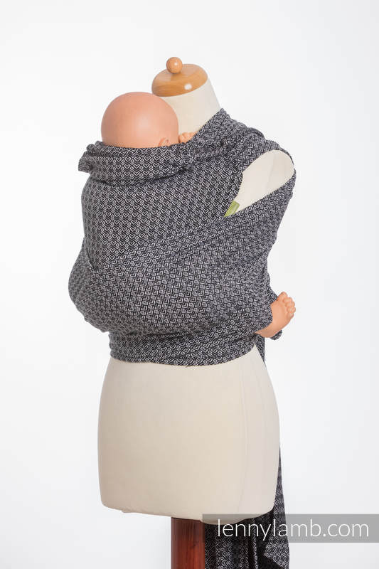 WRAP-TAI carrier Mini with hood/ jacquard twill / 100% cotton / LITTLE LOVE - HARMONY #babywearing