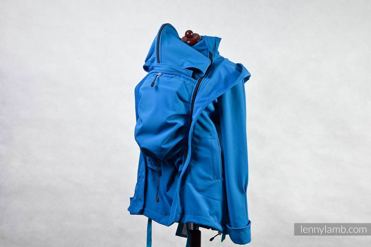 Babywearing Coat - Softshell - Blue - XL #babywearing