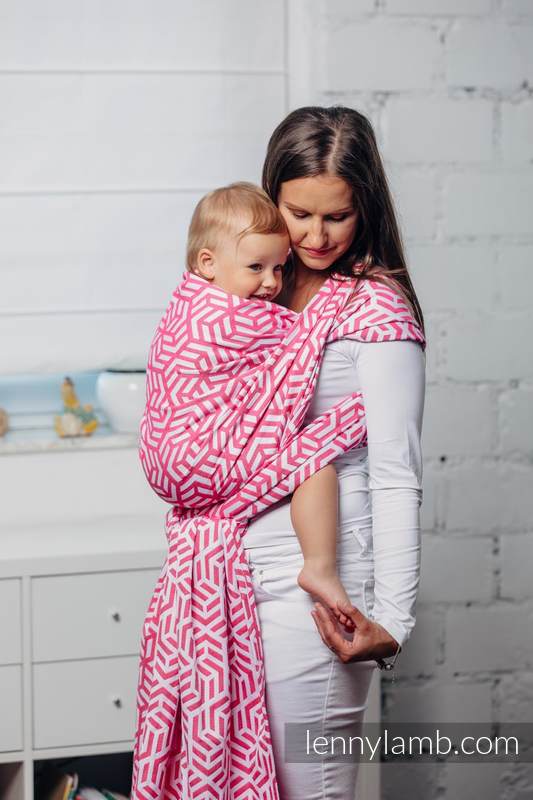 Fular Línea Básica - TOURMALINE, tejido Jacquard, 100% algodón, talla S (grado B) #babywearing