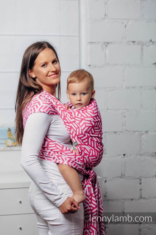 Chusta do noszenia dzieci - TURMALIN, splot żakardowy (100% bawełna) - rozmiar XL #babywearing