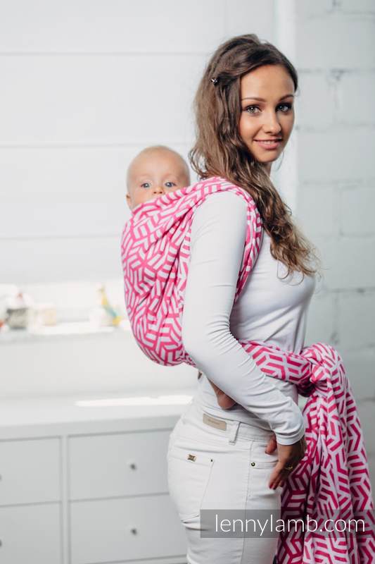 Fular Línea Básica - TOURMALINE, tejido Jacquard, 100% algodón, talla XL #babywearing