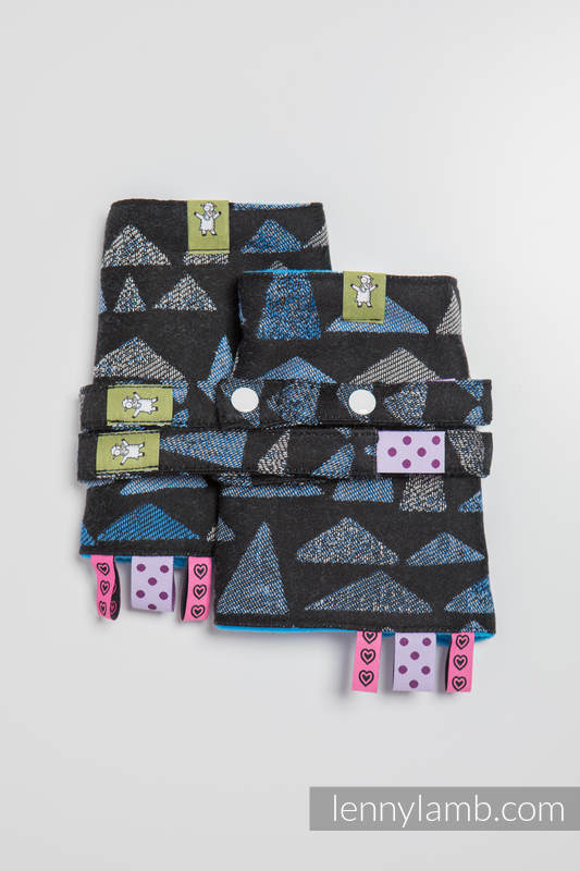 Drool Pads & Reach Straps Set, (60% cotton, 40% polyester) - EAGLES' STONES #babywearing