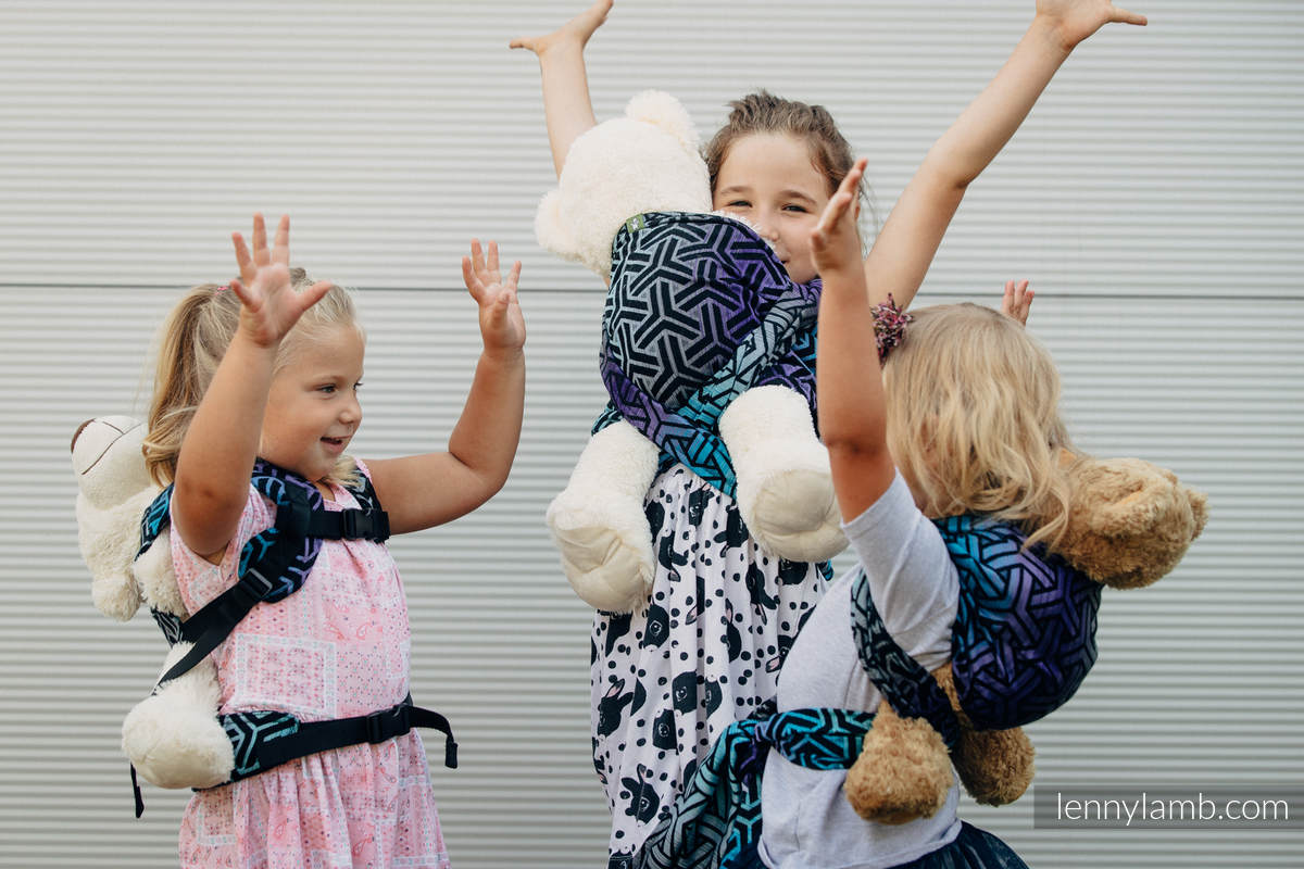 Doll Sling, Jacquard Weave, 100% cotton - TRINITY COSMOS #babywearing