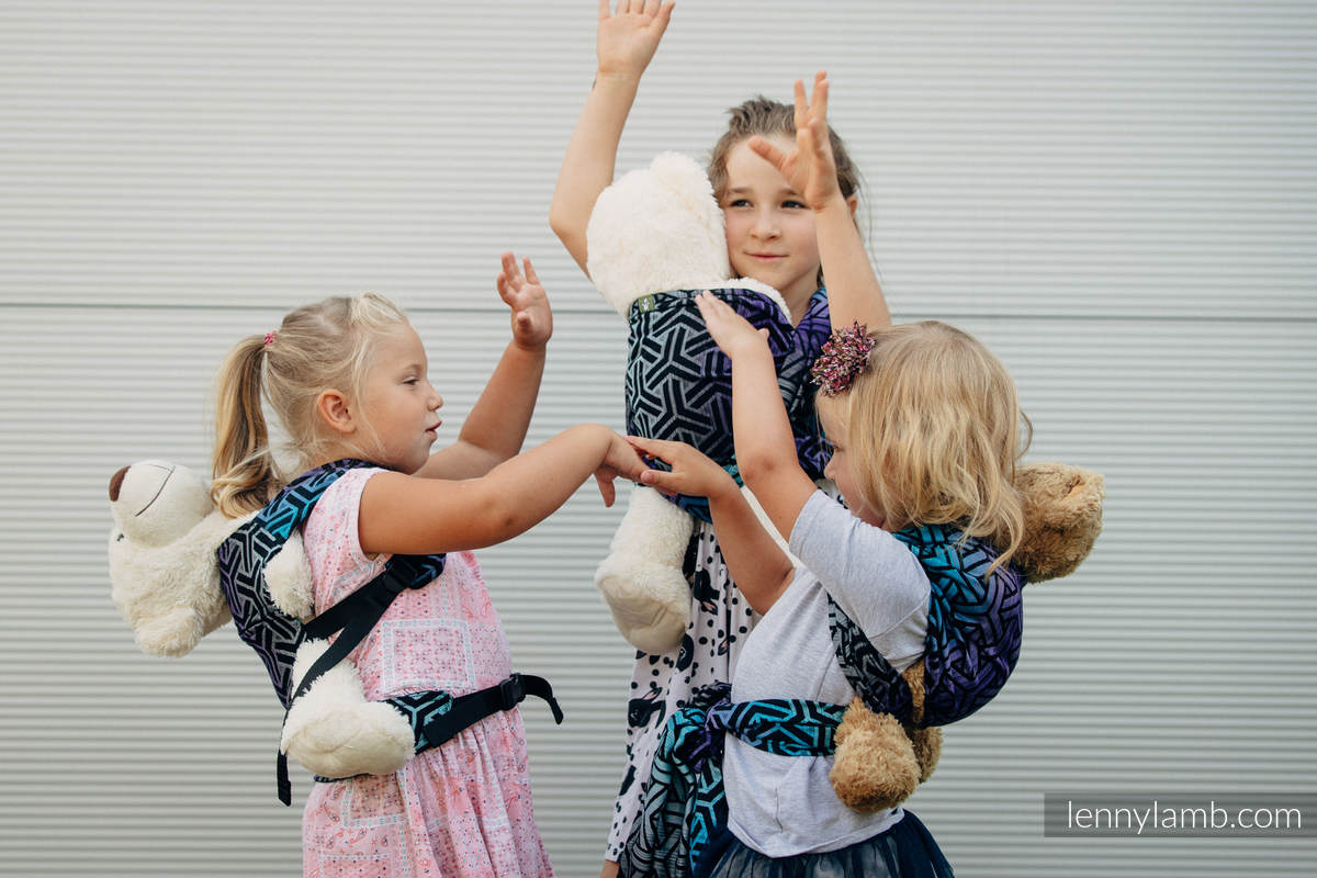 Doll Sling, Jacquard Weave, 100% cotton - TRINITY COSMOS #babywearing