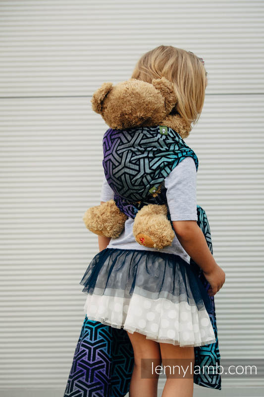 Écharpe pour poupées, jacquard, 100 % coton - TRINITY COSMOS #babywearing