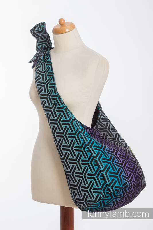 Hobo Bag made of woven fabric, 100% cotton - TRINITY COSMOS #babywearing