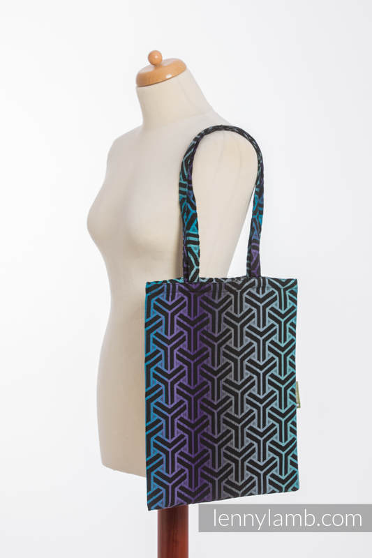 Einkaufstasche, hergestellt aus gewebtem Stoff (100% Baumwolle) - TRINITY COSMOS #babywearing