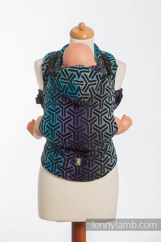 Ergonomic Carrier, Toddler Size, jacquard weave 100% cotton - TRINITY COSMOS - Second Generation #babywearing