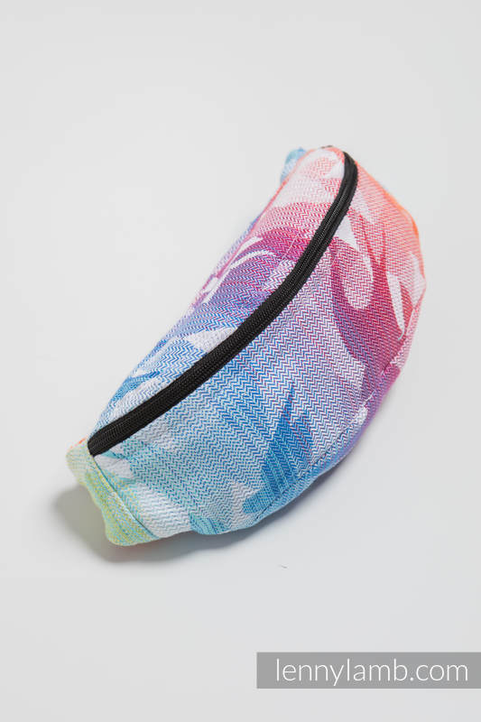 Waist Bag made of woven fabric, (100% cotton) - SWALLOWS RAINBOW LIGHT #babywearing