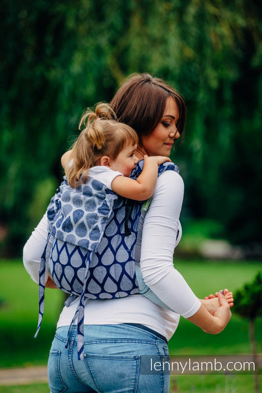 Lenny Buckle Onbuhimo baby carrier, toddler size, jacquard weave (100% cotton) - JOYFUL TIME TOGETHER #babywearing