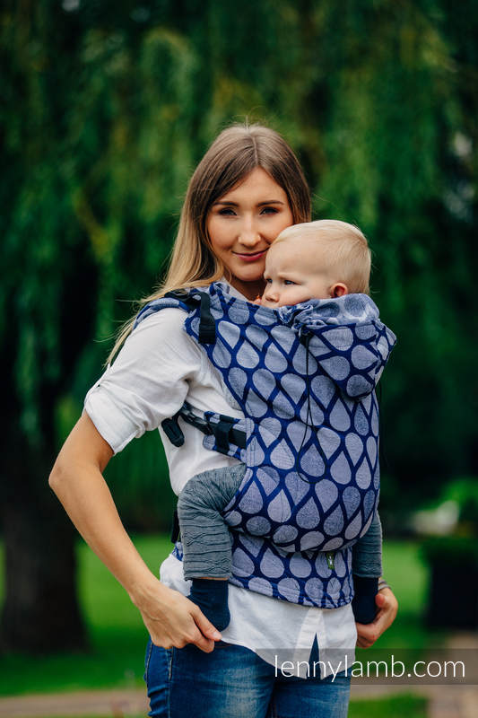 Ergonomic Carrier, Toddler Size, jacquard weave 100% cotton - JOYFUL TIME TOGETHER - Second Generation #babywearing