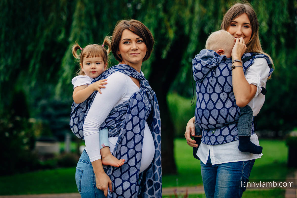 Ergonomic Carrier, Baby Size, jacquard weave 100% cotton - JOYFUL TIME TOGETHER - Second Generation #babywearing