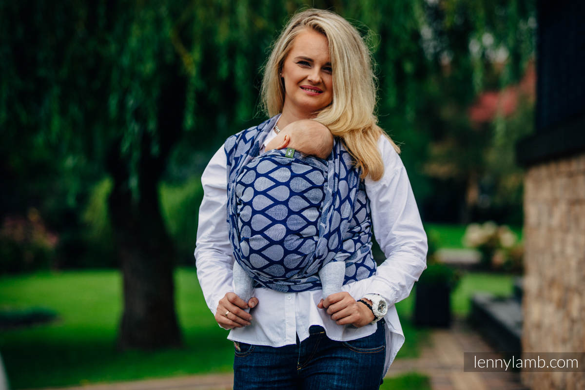 Tragetuch, Jacquardwebung (100% Baumwolle) - JOYFUL TIME TOGETHER - Größe XL #babywearing