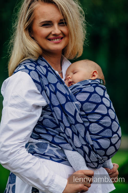 Baby Wrap, Jacquard Weave (100% cotton) - JOYFUL TIME TOGETHER - size XS #babywearing