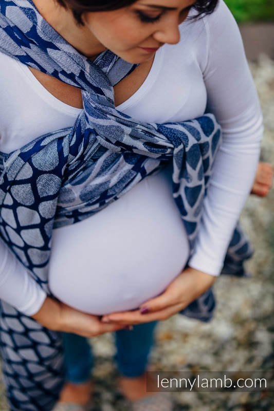 Baby Wrap, Jacquard Weave (100% cotton) - JOYFUL TIME TOGETHER - size S #babywearing