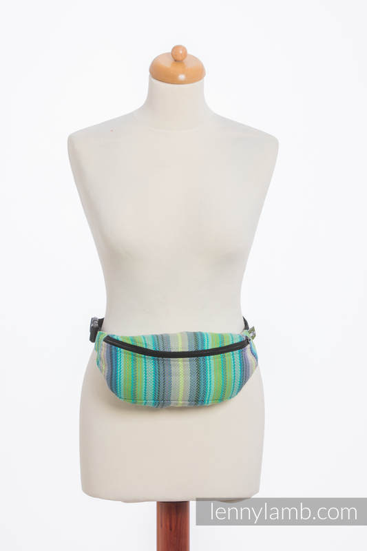 Waist Bag made of woven fabric, (100% cotton) - LITTLE HERRINGBONE AMAZONIA #babywearing