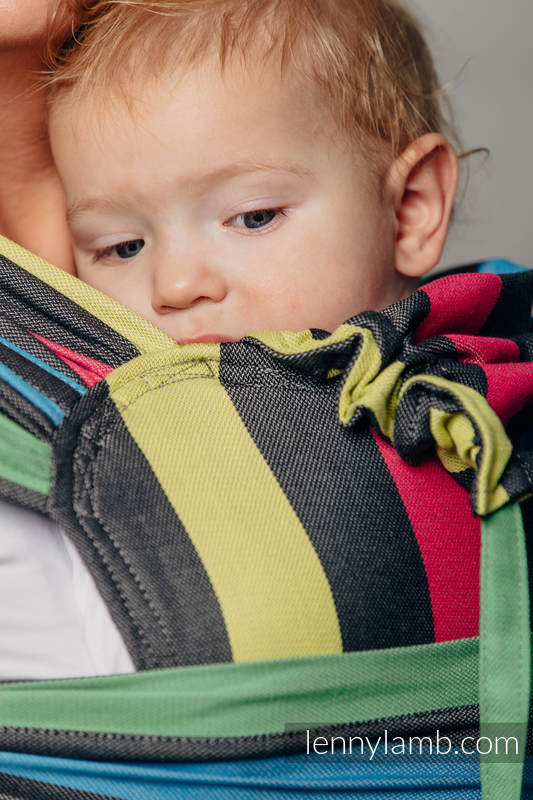 WRAP-TAI portabebé Toddler, sarga cruzada - 100% algodón - con capucha, NIGHT #babywearing