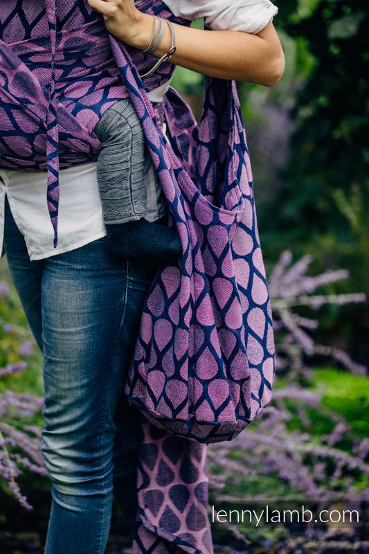 Hobo Bag made of woven fabric, 100% cotton - JOYFUL TIME WITH YOU  #babywearing