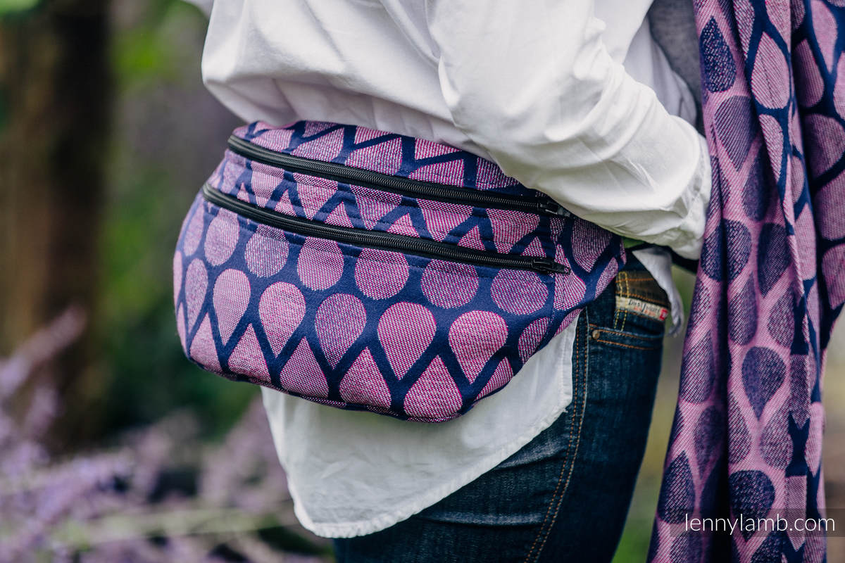 Waist Bag made of woven fabric, size large (100% cotton) - JOYFUL TIME WITH YOU  #babywearing