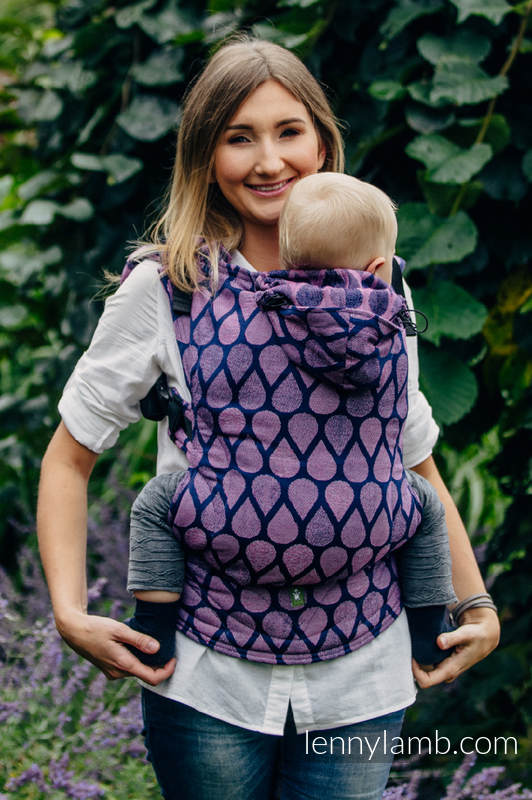Ergonomic Carrier, Toddler Size, jacquard weave 100% cotton - JOYFUL TIME WITH YOU - Second Generation #babywearing