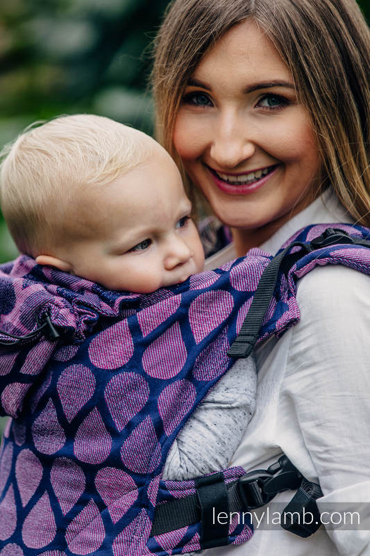 Ergonomic Carrier, Baby Size, jacquard weave 100% cotton - JOYFUL TIME WITH YOU - Second Generation #babywearing